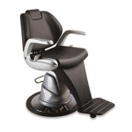 Morpheus Barber Chair Hydraulic SILVER