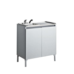 Utile C Grey - Inox Top