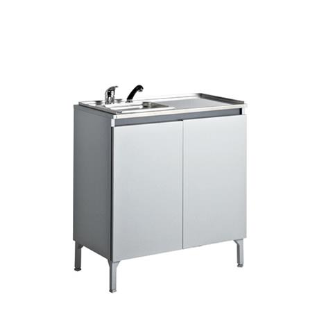 Utile C Grey - Inox Top