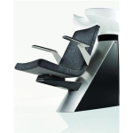 Bow Chair - foot plate with comfort pump, swivel + lock base
