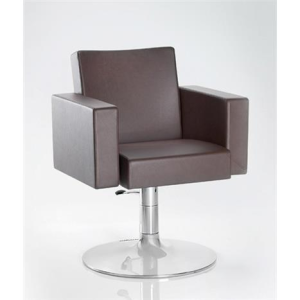 Club Chair - foot plate with comfort pump, swivel + lock base